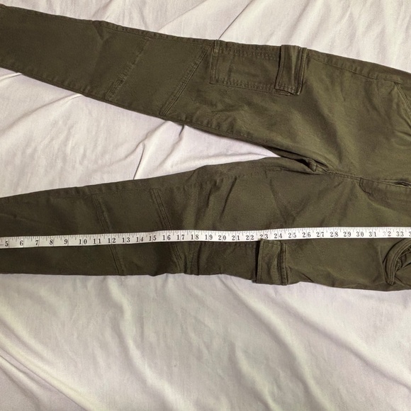 Olive Green Cargo Pants in good condition - Picture 5 of 5